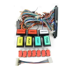 NEW Wms Slot Machine Wire Harness and Buttons Kit / Life Of Luxury / 10-36 Pin
