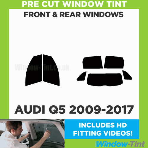 For Audi Q5 2009-17 Full Pre Cut Window Tint Kit Front & Rear Car Tinting Film - Picture 2 of 10