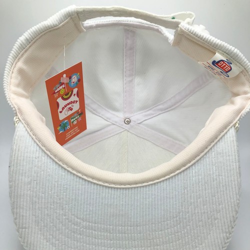De Colección Años 80 Otto General Fire Blanco Pana Cordón Correa Sombrero Gorra - Imagen 2 de 2