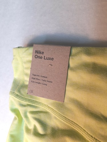 Nike Pro Dri-FIT Girls Move To Zero Training Leggings Lime Green Sz Large - Picture 10 of 11