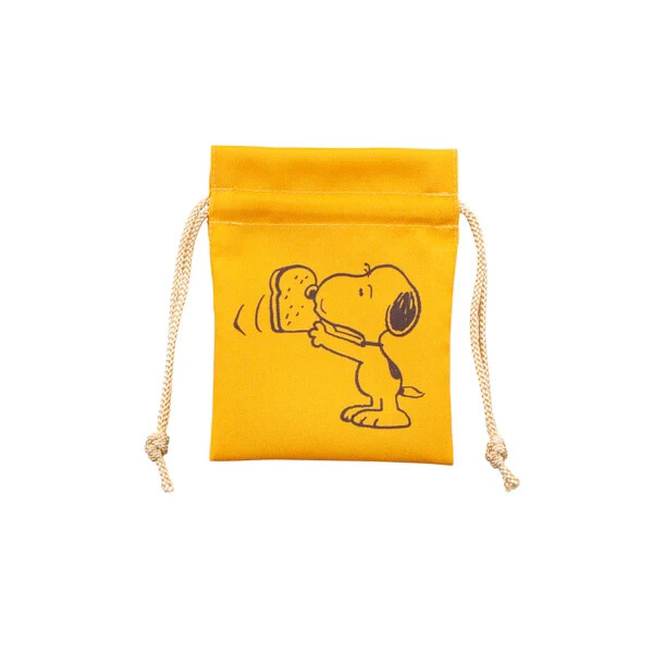 Snoopy Drawstring & Little Drawstring Set orange【Peanuts Official