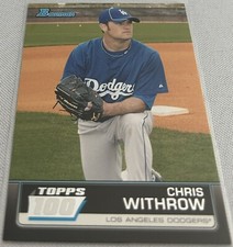 2011 Bowman Baseball Chris Withrow Los Angeles Dodgers Topps 100 #TP81