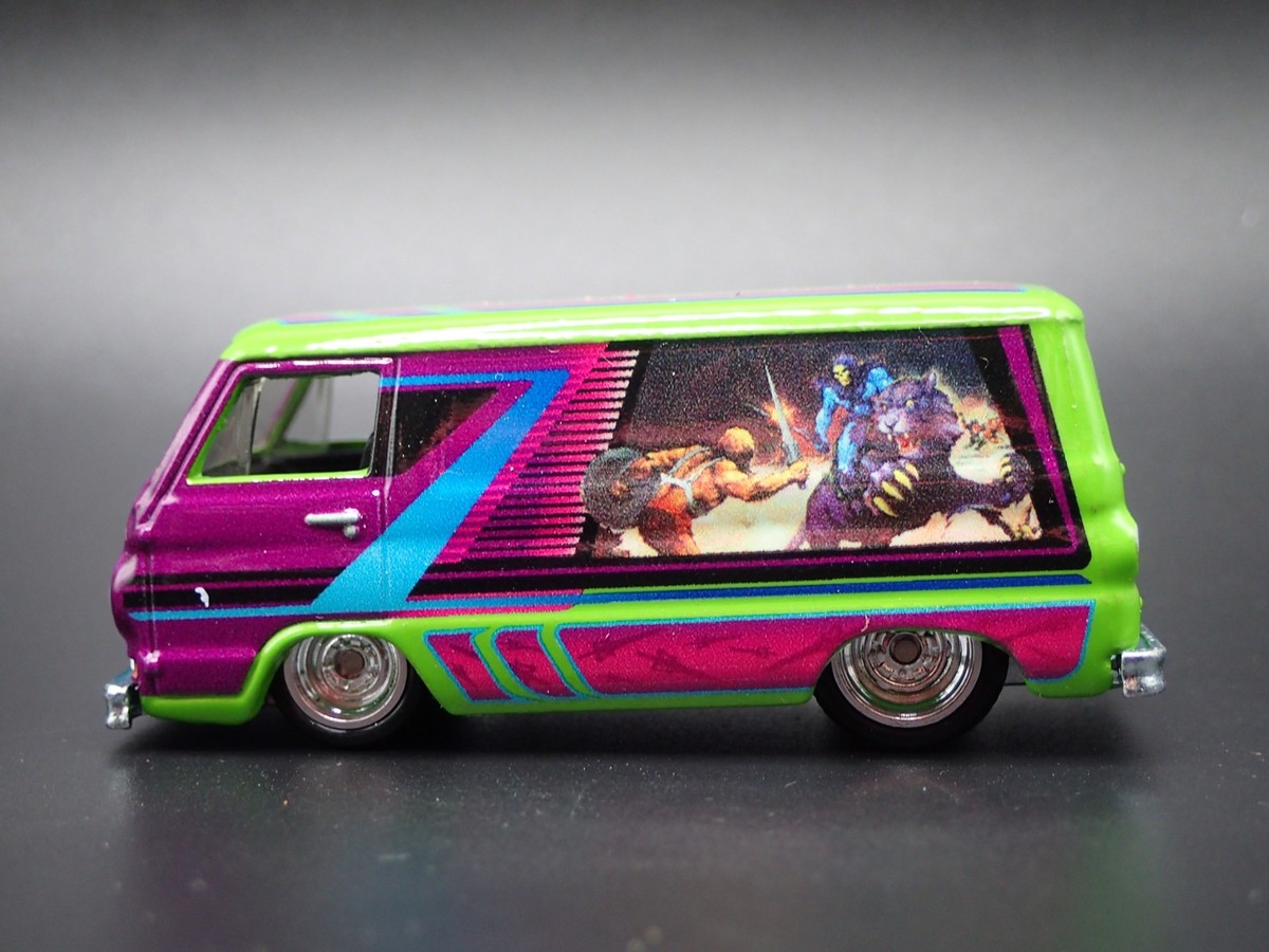 1966 66 DODGE A100 VAN MASTERS OF THE UNIVERSE 1/64 SCALE