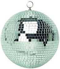 Mini 50mm Shiny Silver Party Disco Mirror Ball Club DJ New - Ideal for Bedroom