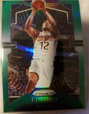 TJ Warren 2019-20 Panini Prizm Green Refractor SP Pacers #228 BUBBLE KING! 🔥🔥
