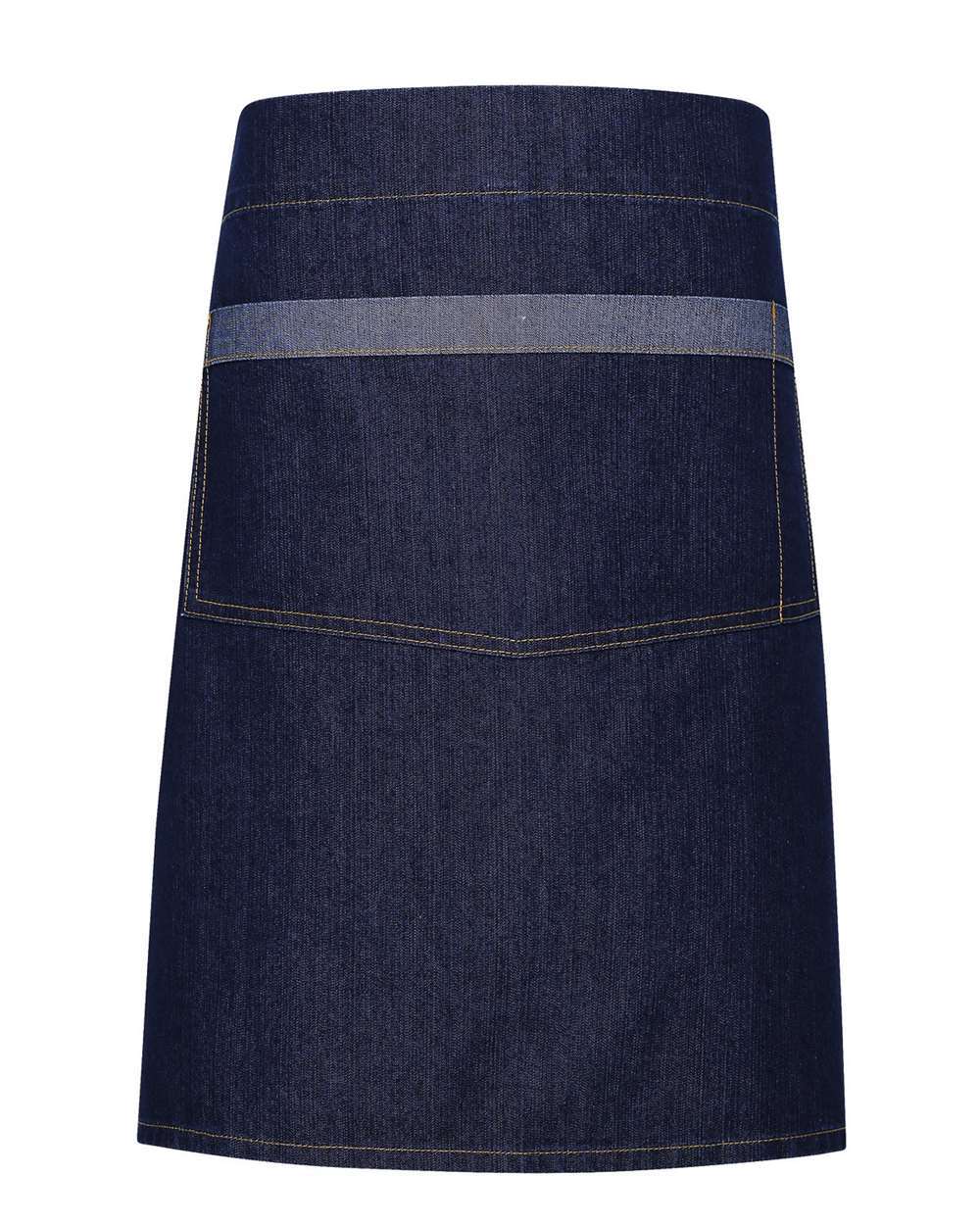 Artisan Collection by Reprime RP128 Domain Contrast Denim Waist Pocketed Apron