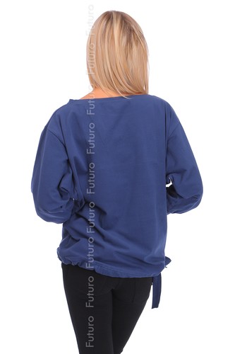Blusa de algodón con ala de murciélago de gran tamaño para damas talla 8-14 ft1933 - Imagen 8 de 13