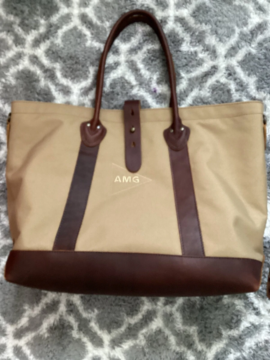 ll bean signature boat tote X-Large amg embroidered weekender bag