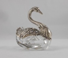 *RAR* Seltenes Gew&uuml;rzsch&auml;lchen Schwan in 835er Silber A. Bodemer Pforzheim