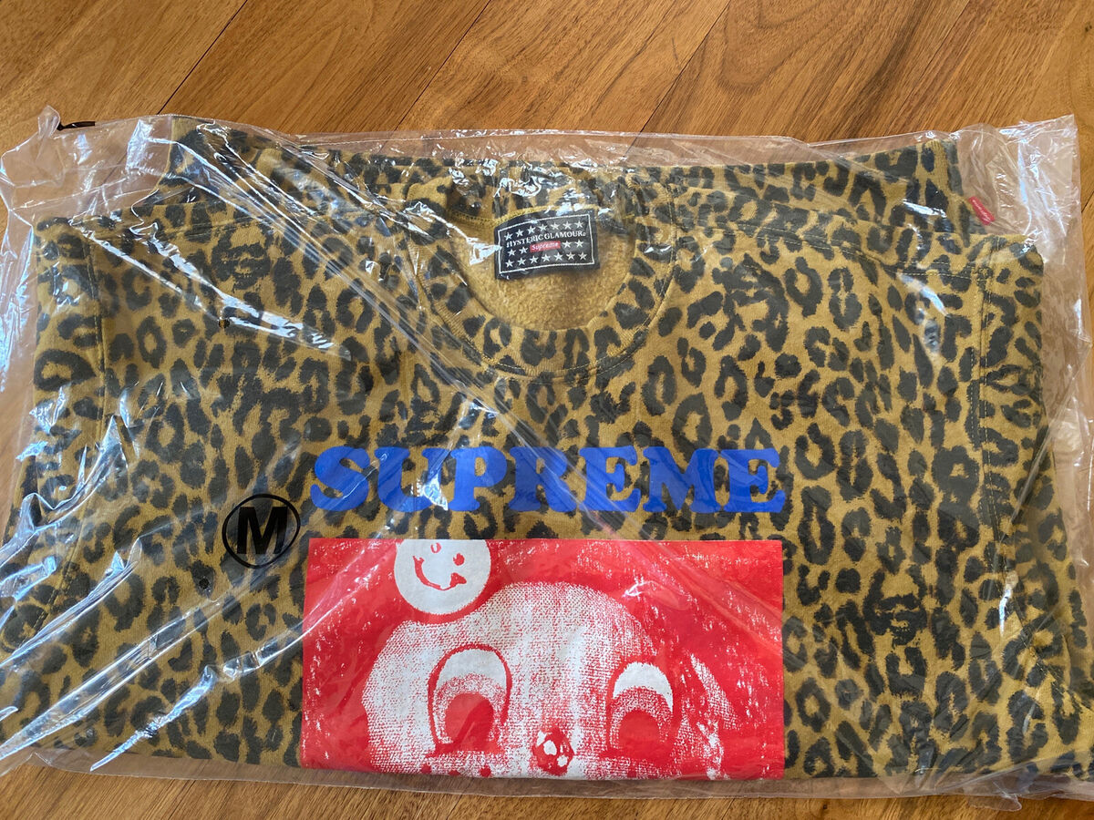 🚨 SUPREME X HYSTERIC GLAMOUR CREWNECK 'LEOPARD' (Size M 🚨 SUPREME X HYSTERIC GLAMOUR CREWNECK 'LEOPARD' (Size M