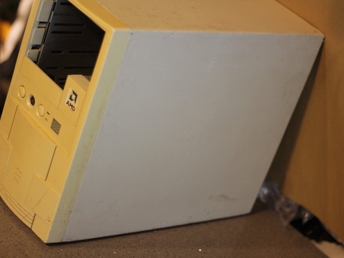 AT CASE Tower beige 90s retro MHz LCD w. PSU - Picture 12 of 14