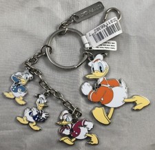 Disney Parks Donald Duck Classic Charms Keychain - NEW