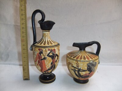 2 kl. Vasen , NINA Ceramic  ,Hand Made Greece , Griechenland