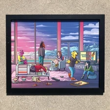 Dan Mumford Bojack Horseman “One-Off Signed Version” Giclee Variant Print Framed