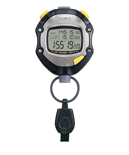 Casio Stop Watch HS-70W-1JH Black Waterproof Sports Stopwatch
