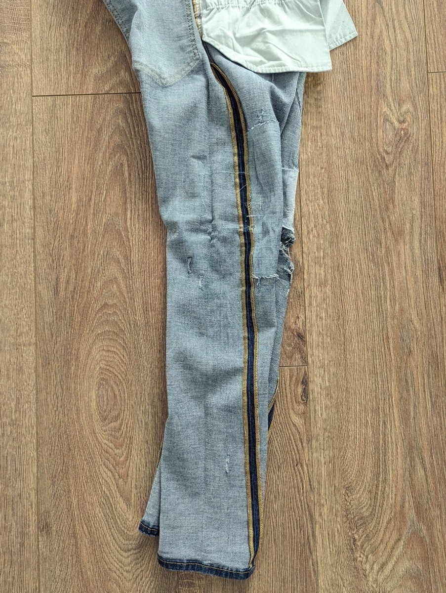 Dsquared2 Sexy Twist Jeans Men's Blue Pants Made In Italy | eBay