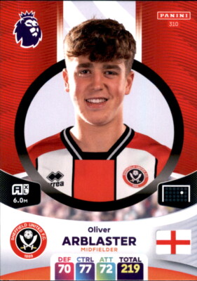 Premier League Trading Card 310 - Oliver Arblaster - Basis Karte - 2023/2024