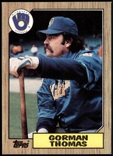Gorman Thomas #495 1987 Topps