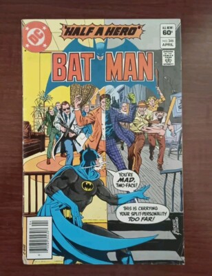 Batman #346 - DC 1982 Bronze Age Issue - NM/MT 9.8 - Two-Face cover & story