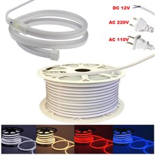 LED Neon Rope Strip Lights 2835 SMD 120LED/M Rope Wire Light AC110V/220V DC12V