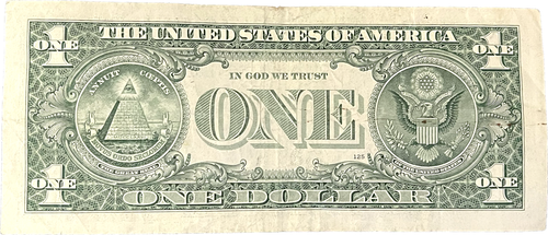$1 One Dollar Bill 19910210 birthday anniversary January 2 or February 1, 1991 - Picture 3 of 3