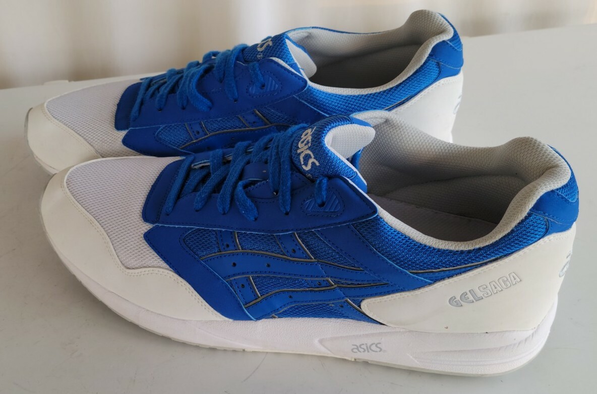 Asics Men's Sz. 14 Gel Saga Royal Blue/White Shoes Sneakers Asics Men's Sz. 14 Gel Saga Royal Blue/White Shoes Sneakers