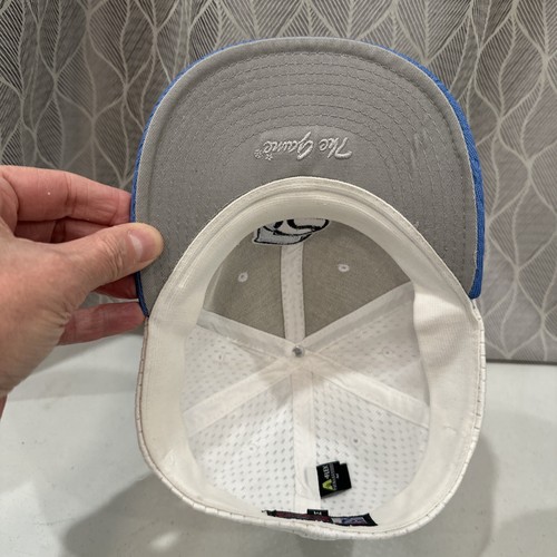 The Game Brand Baseball Mesh Hat Cap Light Blue and White R Waves Baseball Med. - Picture 10 of 15