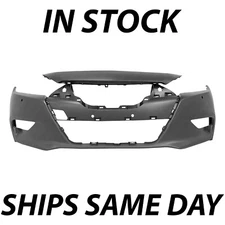 NEW Primered Front Bumper Cover Fascia for 2016 2017 2018 Nissan Maxima w/ Park