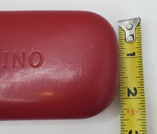 AUTHENTISCHES VALENTINO DESIGNER ROT-ISH HARTSCHALE AUGENGLAS ETUI DAMEN - Bild 8 von 9