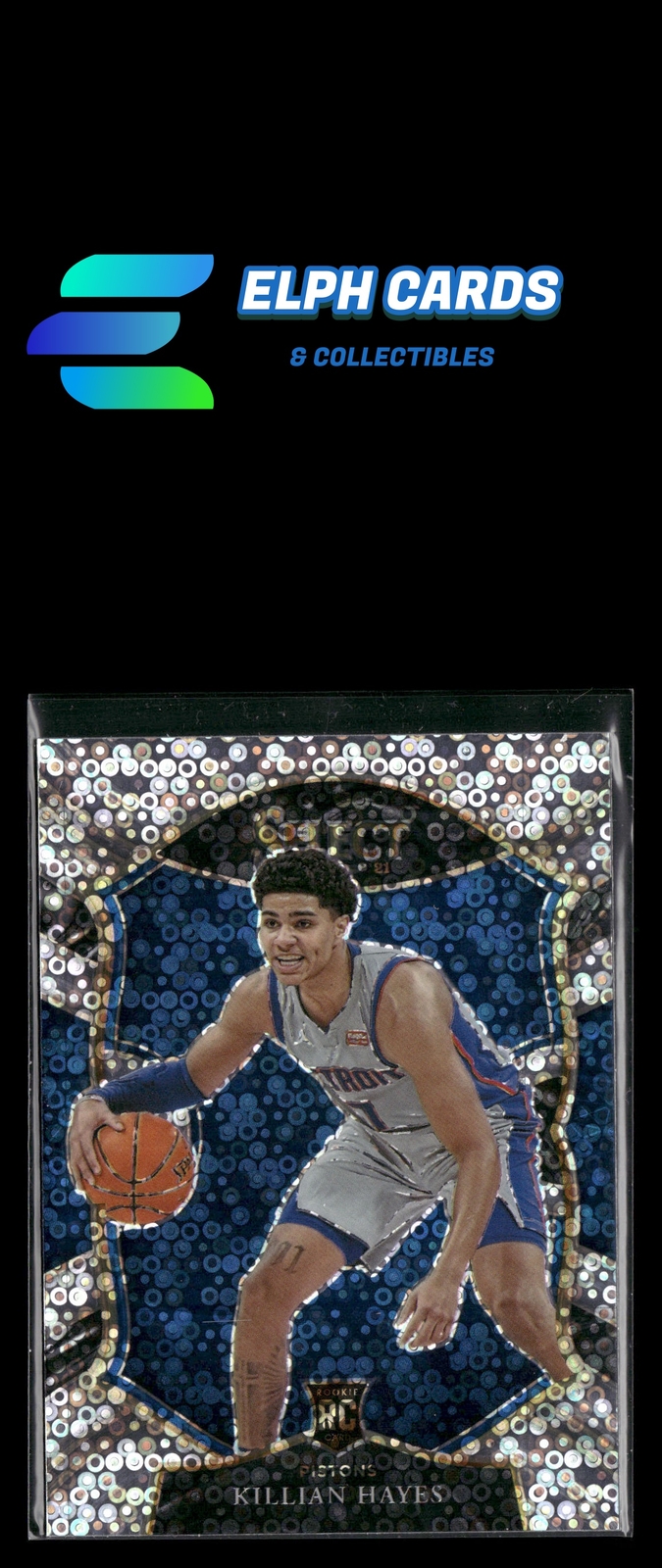 2020-21 Panini Select #67 Killian Hayes Disco Prizms