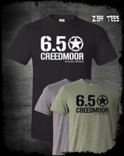 6.5 Creedmoor T-Shirt Long Range Rifle Shooting Hunting Target NRA Gun Lover 2A