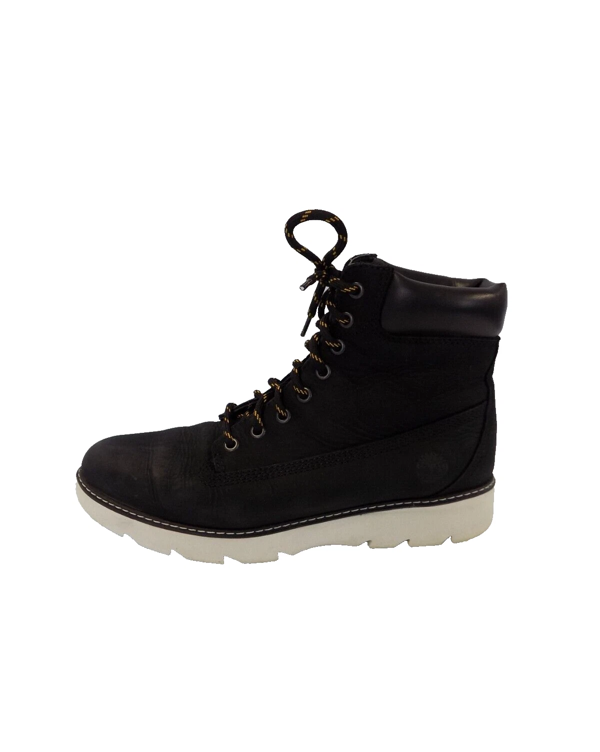 Stivali Timberland neri stringati taglia 5 donna pelle tacco basso grosso leggeri