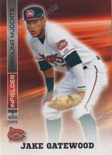 2017 Carolina Mudcats Jake Gatewood RC Rookie Milwaukee Brewers