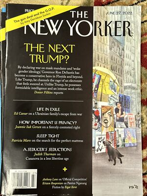 THE NEW YORKER MAGAZINE 6/27/22  ''Sidewalk Connoisseurs'' Entire Mag ~ Brand NEW