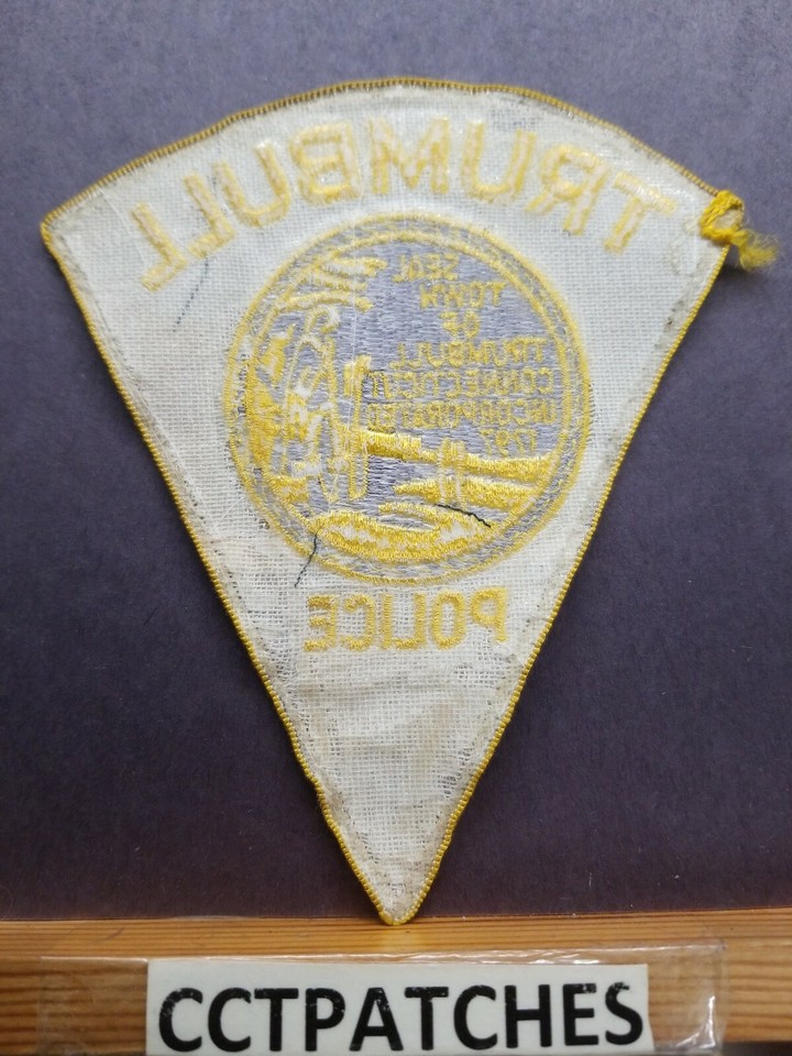 TRUMBULL, CONNECTICUT POLICE SHOULDER PATCH CT | eBay