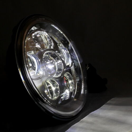 Eagle Lights Harley 7" Chrome LED Headlight and Spot Light Kit w/ 2014+ Adapter - Picture 9 of 11