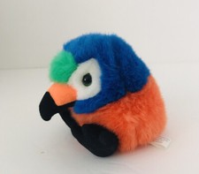 Vintage Squawk The Puffkin Bird By Swibco 1994 Bean Plush EUC