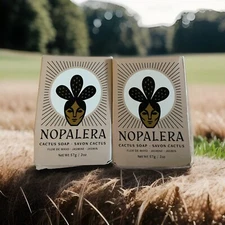 X2 Nopalera Cactus Soap For Face & Body TRAVEL Sz 2oz, 57g NIB