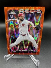 Lyon Richardson 2024 Topps Chrome Baseball Orange RayWave Refractor! 15/25🔥RC