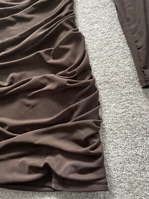 brown tulle maxi dress Brown Floral A Line Mini Dress – Wildflower Threads main image 0