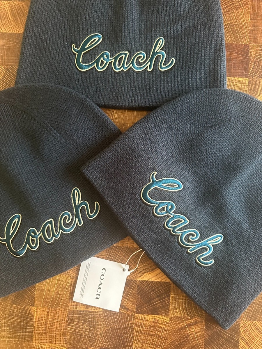 Coach Tonal Navy Beanie COACH REVERSIBLE BEANIE UNISEX - Beanie - midnight navy/dark  main image 4