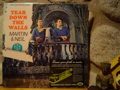 VINCE MARTIN & FRED NEIL Tear Down The Walls LP/Stereo/1964 US/Folk/Sundazed Ed.