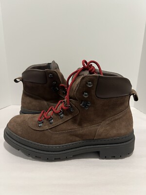 Ralph Lauren Polo Men 9.5 Italian Alpi Hiking Leather Boots Made in Italy