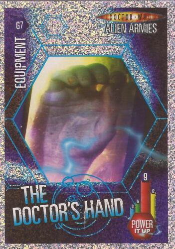 Doctor Who Alien Armies - "The Doctor's Hand" Glitter Foil Card G7 - Picture 1 of 1