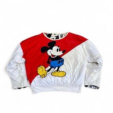 Vintage 1990s Mickey Mouse Reversible Sweater One Size Fits All/ M/L 