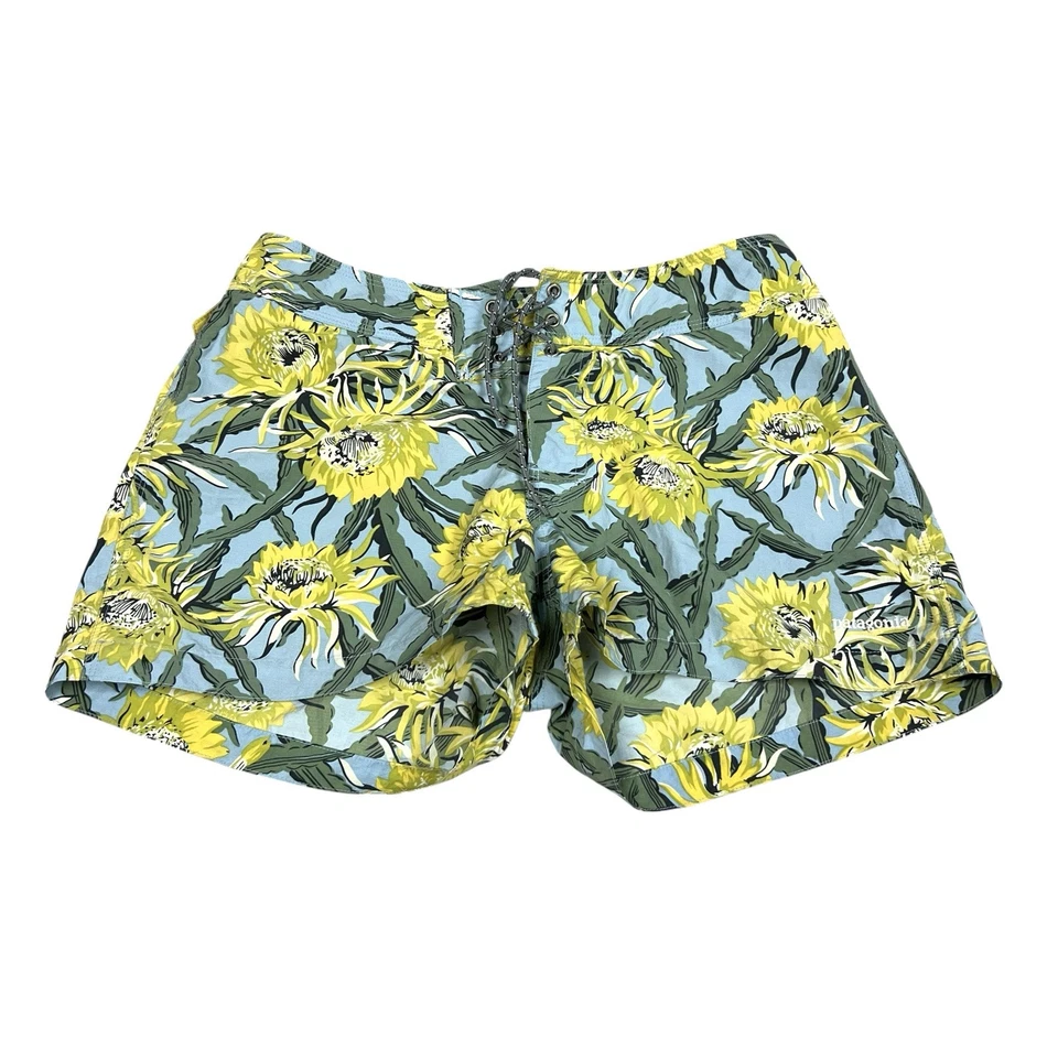 Pantalones Cortos De Colección Patagonia Pataloha Para Mujer Y2K Floral Playa Talla 5 Foto 3 de 4