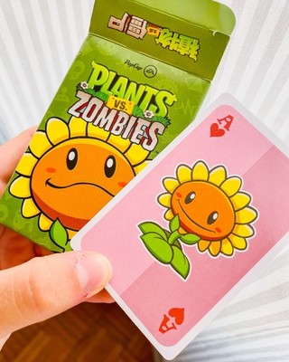 Plants vs Zombies Poker Spielkarten   Collector s Deck Brandneu Spiel EA