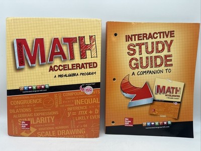 McGraw Hill Math Accelerated Pre-Algebra Student Text & Study Guide Companion