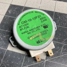 GE OEM Microwave Damper Motor 6RPM GM-16-12F31 GM1612F31 WB06X10217 - Tested