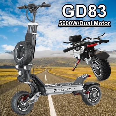 1000W/5600W Adult Electric Scooter Folding E-Scooter Offroad 48V 15.6AH/60V 30AH